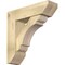Ekena Millwork Olympic Slat Rough Sawn Bracket w/ Offset Brace, Douglas Fir, 8"W x 28"D x 28"H BKT0806X28X28OLY06RDF - alternate 1